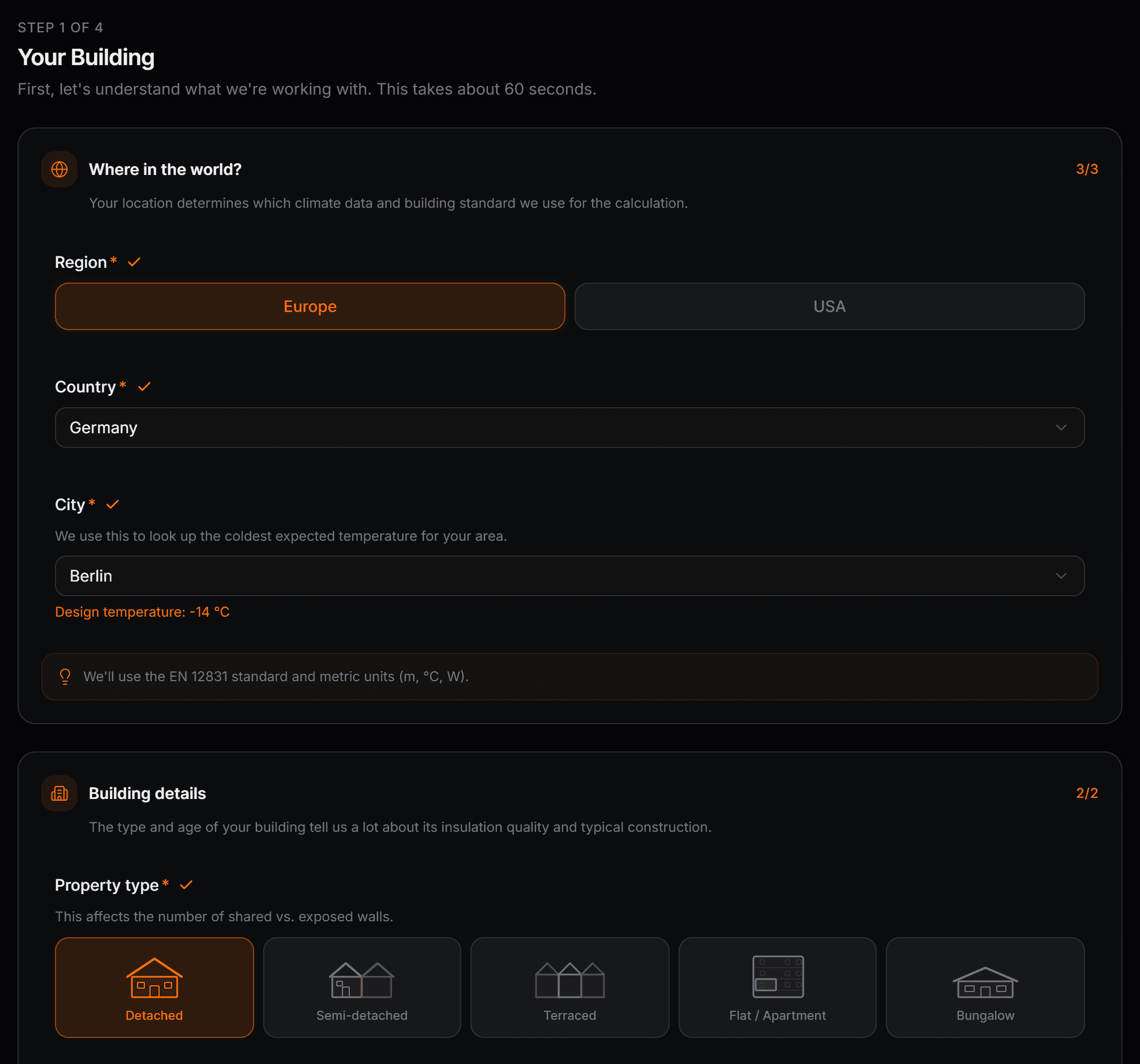 Ventus Dynamics vodič — profil zgrade